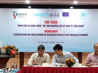 HỘI THẢO THAM VẤN VÀ HOÀN THIỆN"Kết quả nghiên cứu về kinh tế tuần hoàn"